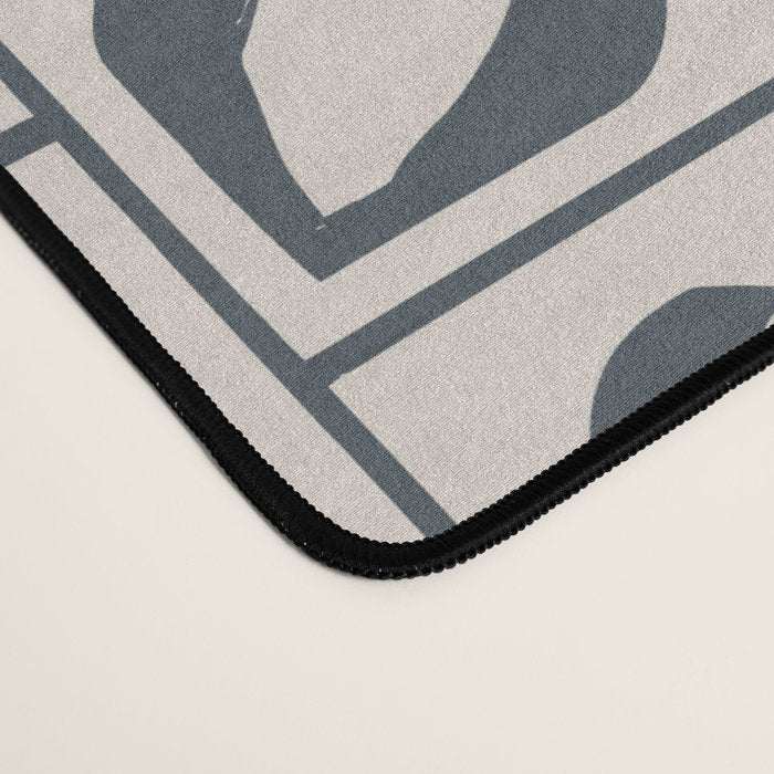Dark Faux Tile Desk Mat Gallery Image 4