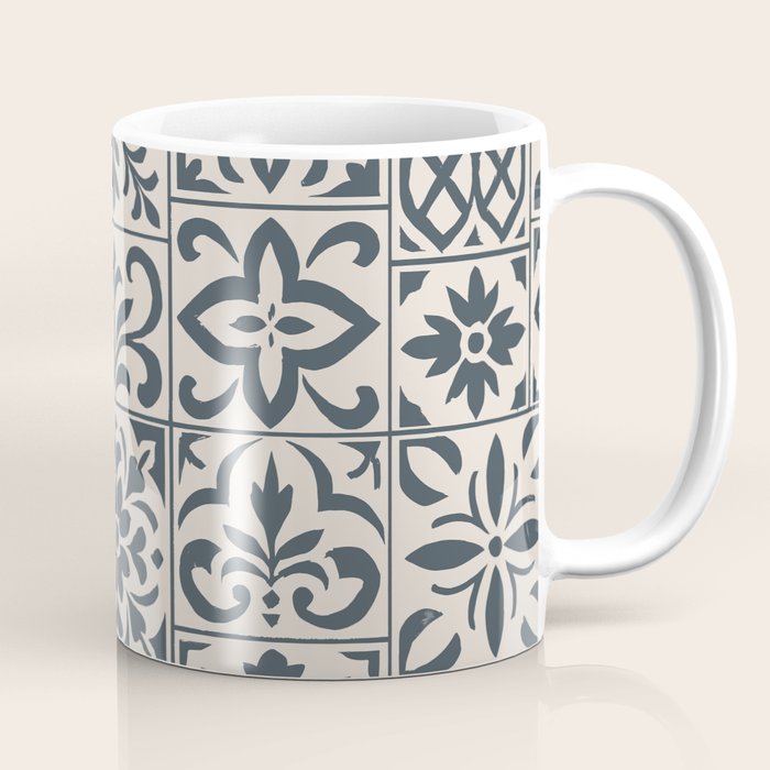 Dark Faux Tile Coffee Mug Gallery Image 1