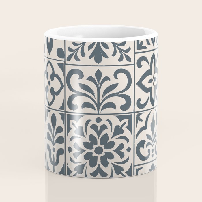 Dark Faux Tile Coffee Mug Gallery Image 4
