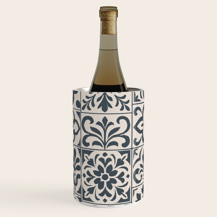 Dark Faux Tile Wine Chiller Gallery Image 1