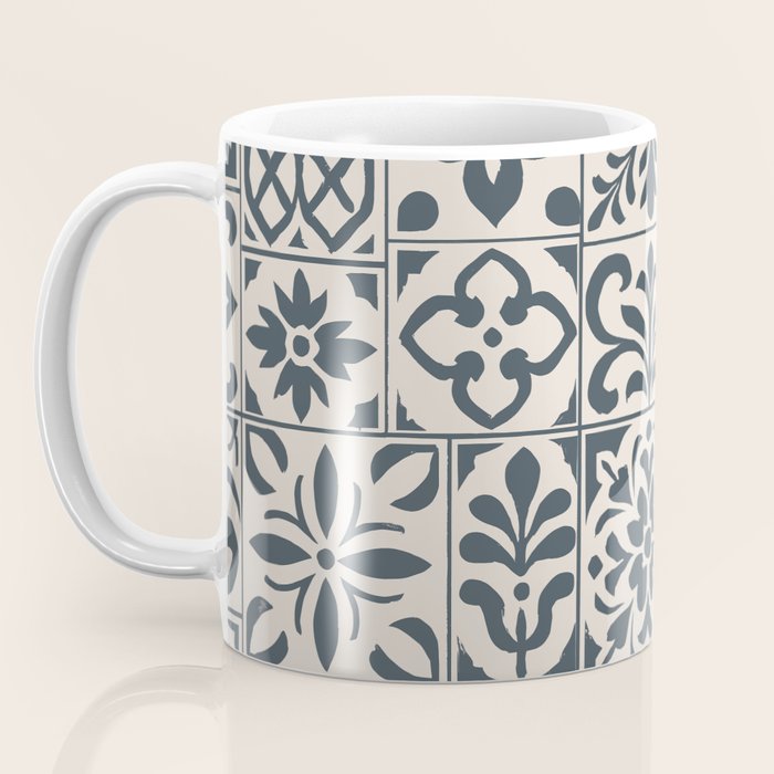 Dark Faux Tile Coffee Mug Gallery Image 3
