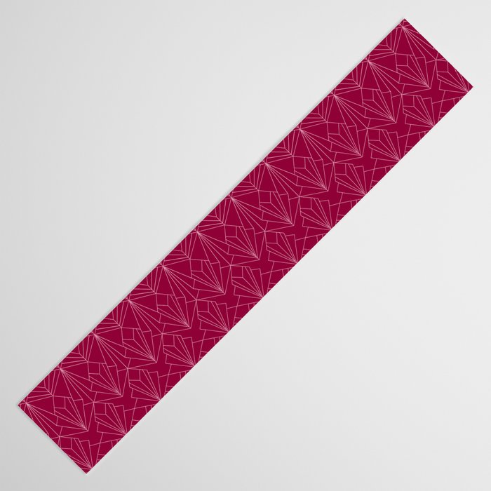 Art Deco in Raspberry Pink Table Runner Gallery Image 3