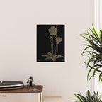 Black And Gold Poppies Poster Gallery Image 2