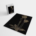 Black And Gold Poppies Jigsaw Puzzle Gallery Image 2