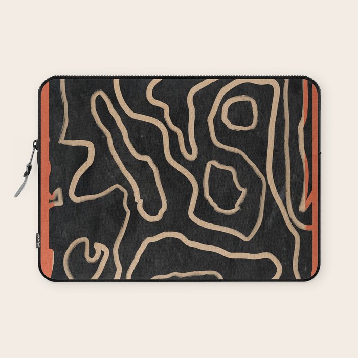 Abstract line art 159 Laptop Sleeve Gallery Image 1