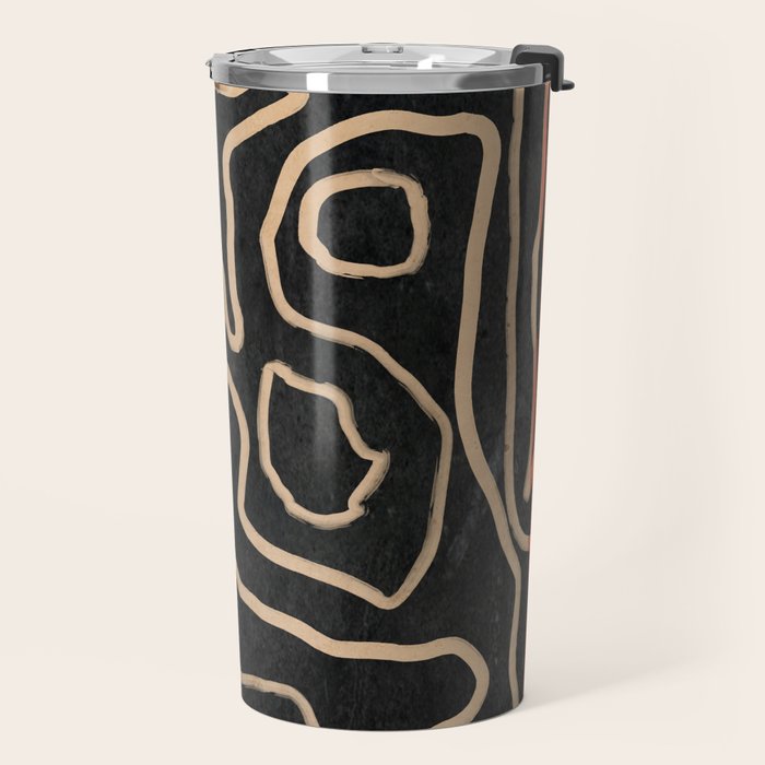 Abstract line art 159 Travel Mug Gallery Image 2