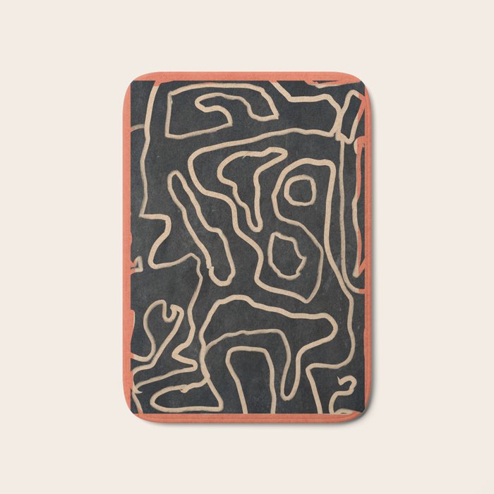 Abstract line art 159 Bath Mat Gallery Image 1