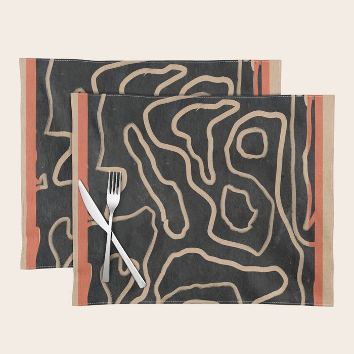 Abstract line art 159 Placemat Gallery Image 1