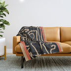 Abstract line art 159 Throw Blanket Gallery Image 1