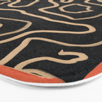 Abstract line art 159 Bath Mat Gallery Image 3