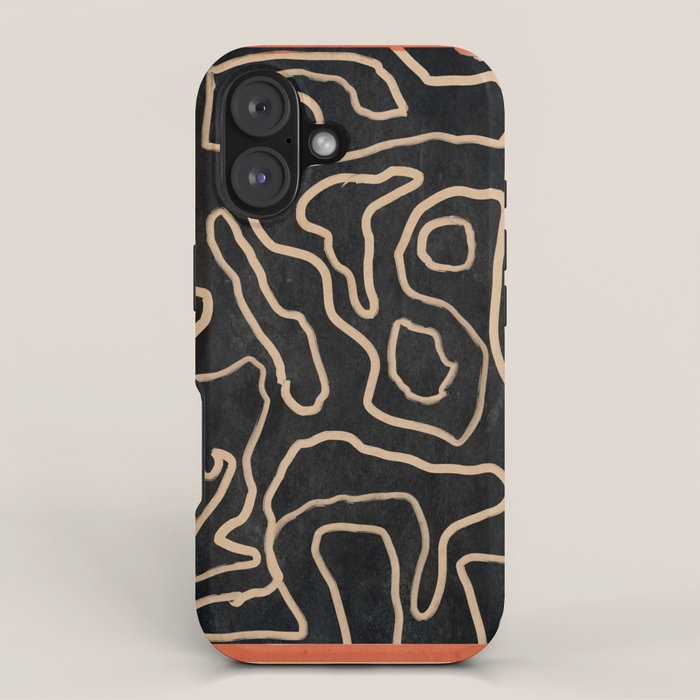 Abstract line art 159 iPhone Case Gallery Image 1