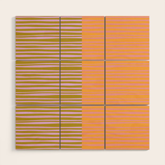 Mellow Waves Wood Wall Art Gallery Image 1