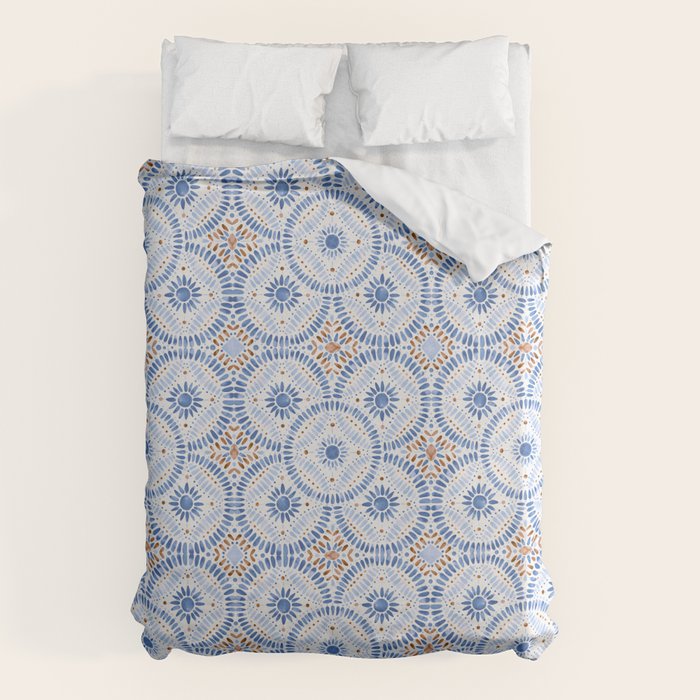 Boho Tiles Mandala Duvet Cover Gallery Image 6