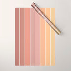 Gradient Arch VII Earthy Pastel Mid Century Modern Rainbow Wrapping Paper Gallery Image 1