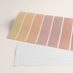 Gradient Arch VII Earthy Pastel Mid Century Modern Rainbow Wrapping Paper Gallery Image 2