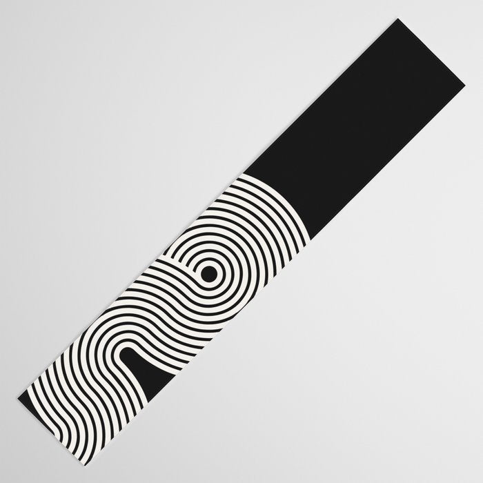 Candy Joyride: Black & White Edition Table Runner Gallery Image 3