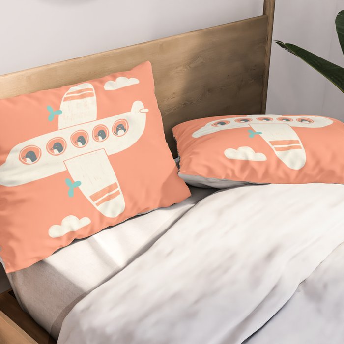 Penguin Airlines Pillow Sham Gallery Image 2