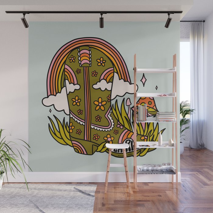 Capricorn Cowboy Boots Wall Mural Gallery Image 1
