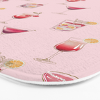 Glam Cocktails Theme Bath Mat Gallery Image 3