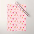 Glam Cocktails Theme Wrapping Paper Gallery Image 1
