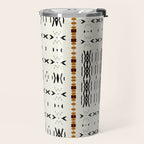 Mudcloth Tribal Neutral 02 Travel Mug Gallery Image 2