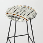Mudcloth Tribal Neutral 02 Stool Gallery Image 2