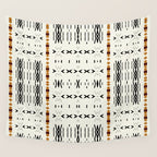 Mudcloth Tribal Neutral 02 Wall Tapestry Gallery Image 4