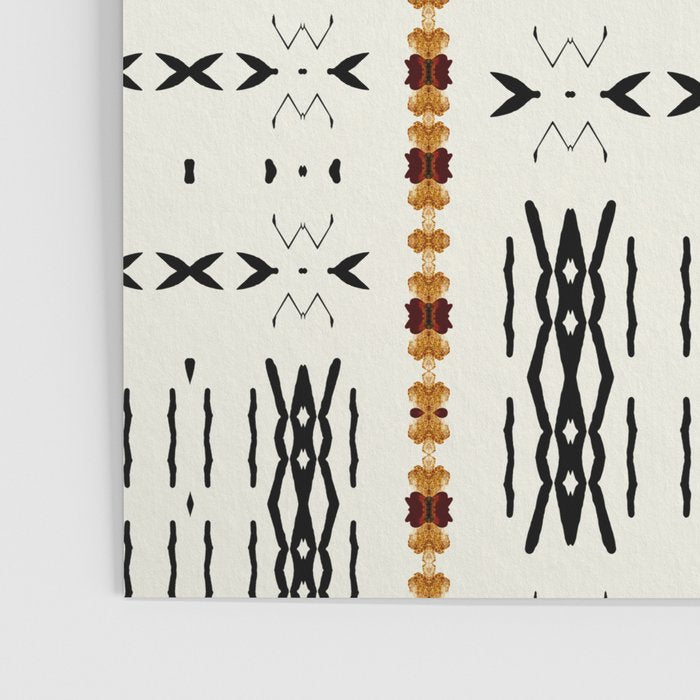 Mudcloth Tribal Neutral 02 Poster Gallery Image 3