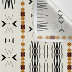 Mudcloth Tribal Neutral 02 Wall Tapestry Gallery Image 3