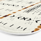 Mudcloth Tribal Neutral 02 Bath Mat Gallery Image 3