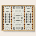 Mudcloth Tribal Neutral 02 Serving Tray Gallery Image 1