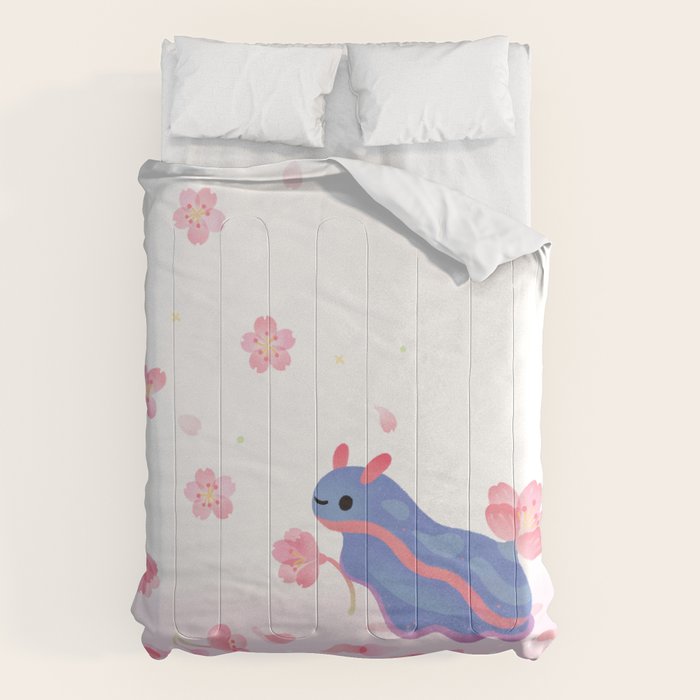 Cherry blossom slug Comforter Gallery Image 1