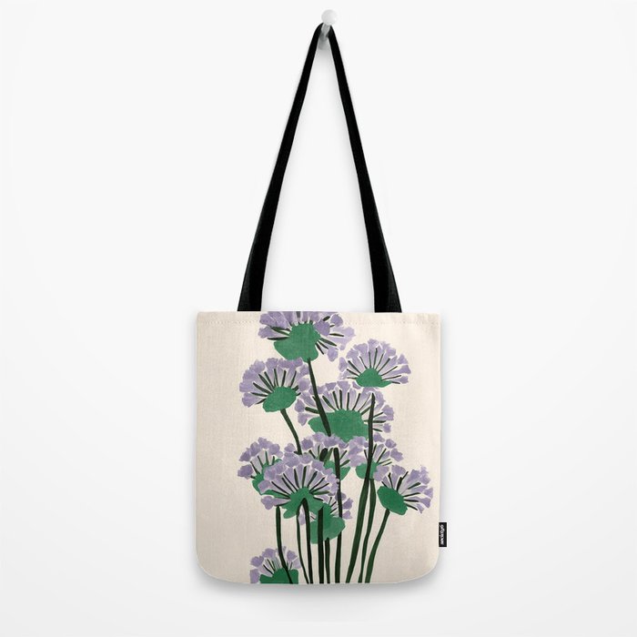 Modern Lavender Garden Tote Bag Gallery Image 2