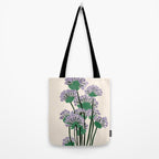 Modern Lavender Garden Tote Bag Gallery Image 2