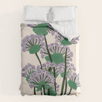 Modern Lavender Garden Duvet Cover Gallery Image 6