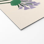 Modern Lavender Garden Welcome Mat Gallery Image 2