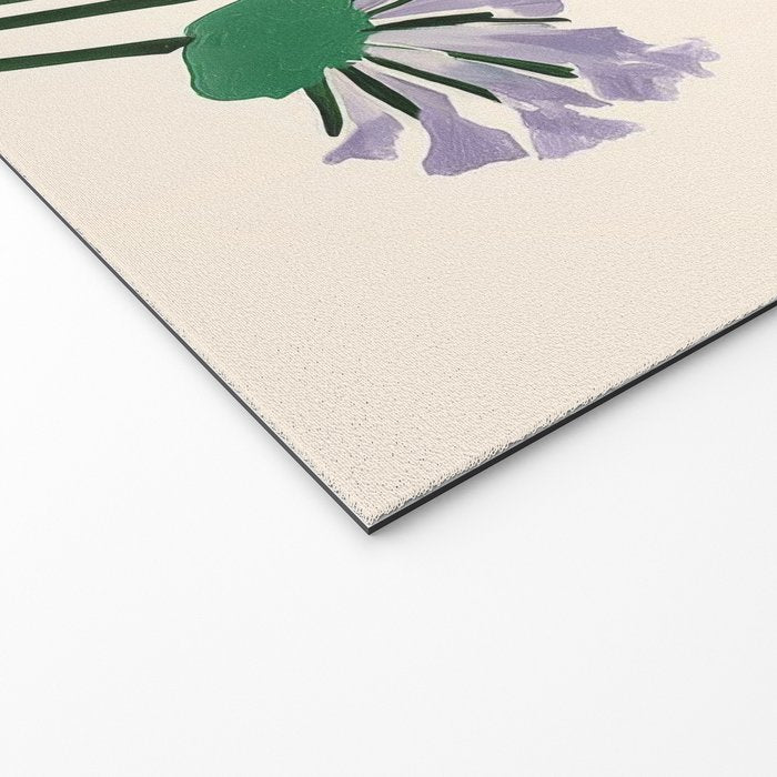Modern Lavender Garden Welcome Mat Gallery Image 2