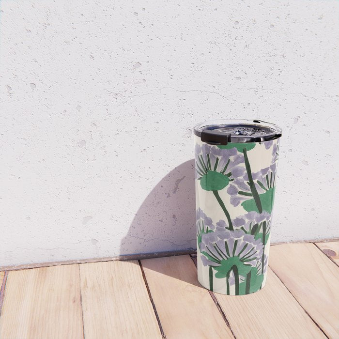 Modern Lavender Garden Travel Mug Gallery Image 4