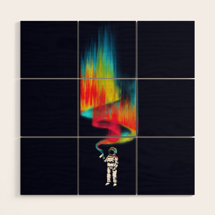 Space vandal Wood Wall Art Gallery Image 1