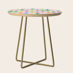 Festive Geometry Pattern Side Table Gallery Image 1