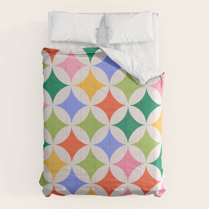 Festive Geometry Pattern Comforter Gallery Image 1