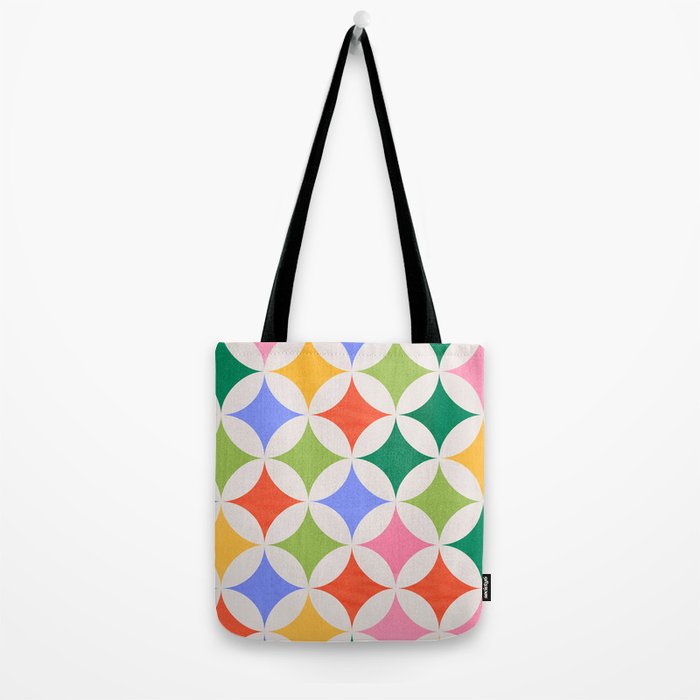 Festive Geometry Pattern Tote Bag Gallery Image 2