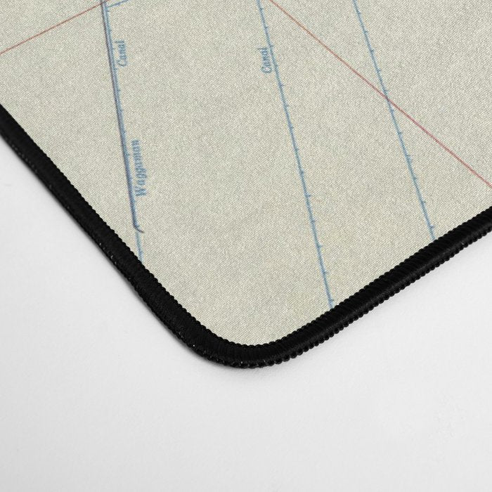 New Orleans Vintage Map Desk Mat Gallery Image 4