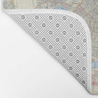 New Orleans Vintage Map Bath Mat Gallery Image 2