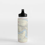 New Orleans Vintage Map Water Bottle Gallery Image 3
