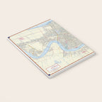 New Orleans Vintage Map Notebook Gallery Image 3
