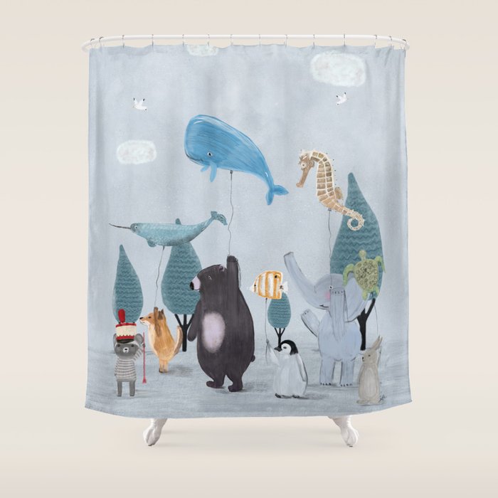 nature parade Shower Curtain Gallery Image 1