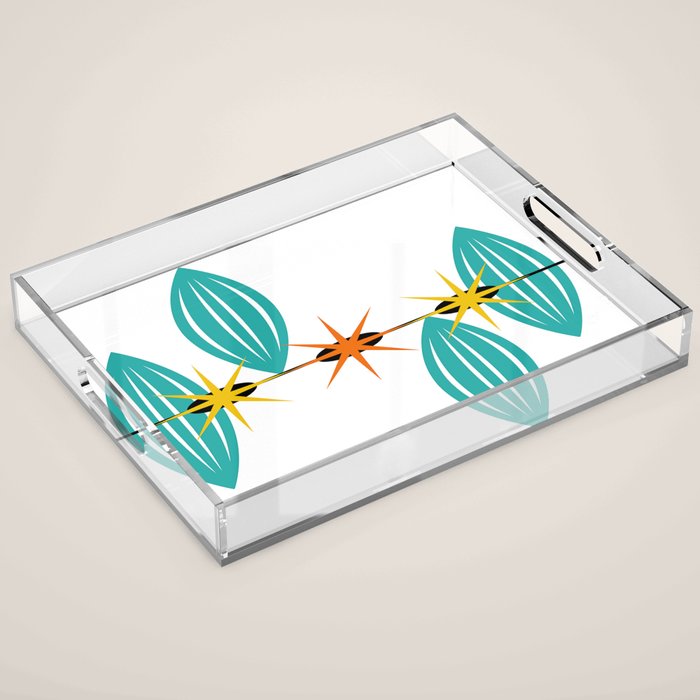 Mid-Century Modern Art 1.5 Acrylic Tray Gallery Image 1