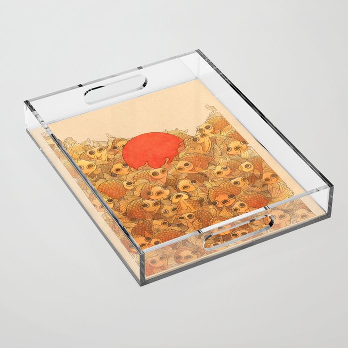 Golden Hour Acrylic Tray Gallery Image 1