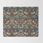 Strawberry Thief by William Morris 1883 Antique Vintage Victorian Jugendstil Art Nouveau Retro  Throw Blanket Gallery Image 2